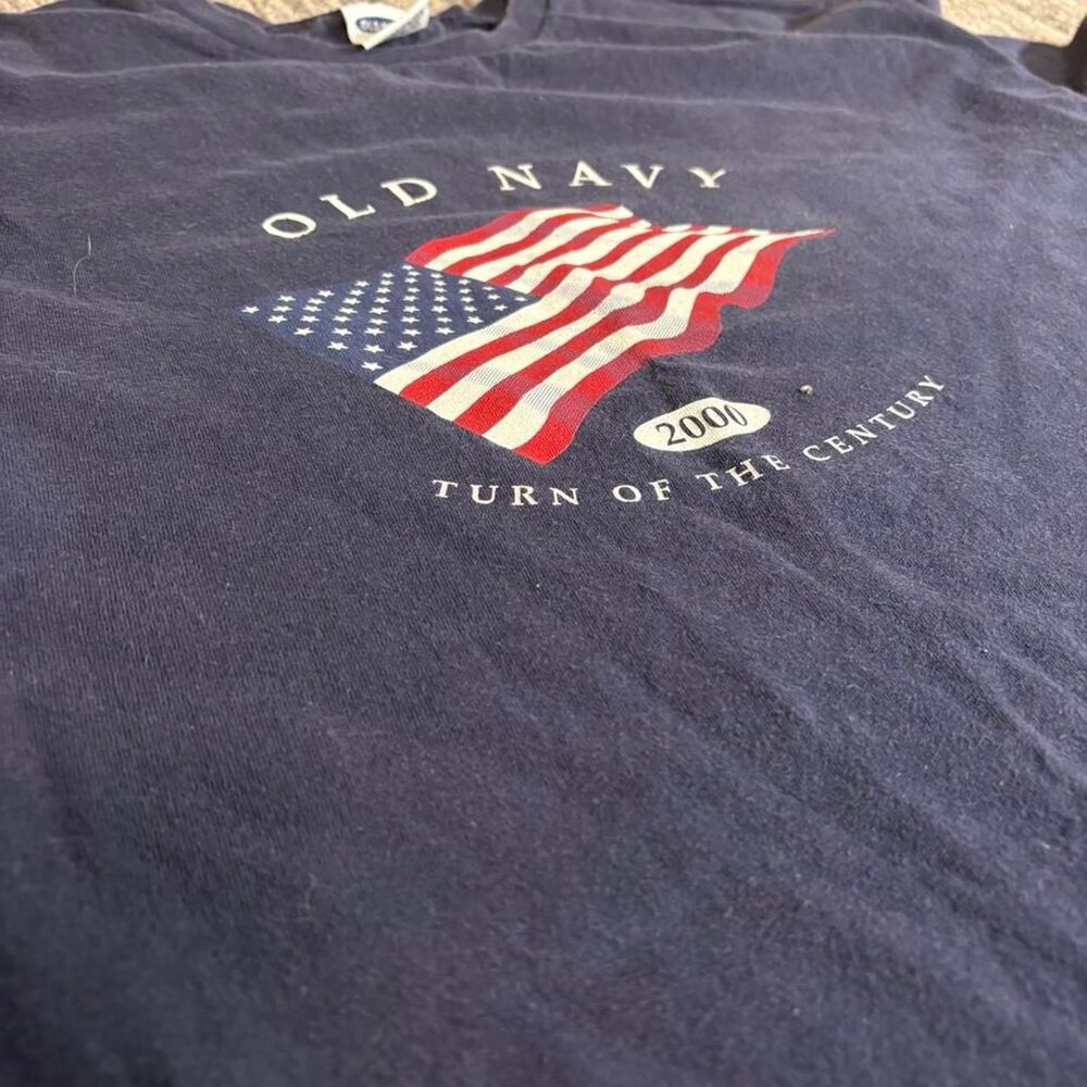 Old-navy Men's Navy and Blue T-shirt
